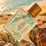Goldfield And Banks Pacific Rock Moss Eau de Parfum Spray by Goldfield And Banks - angled view showing bottle design and branding