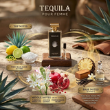 Tequila Noir Pour Femme EDP Spray + + by Tequila - angled view showing bottle design and branding