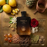 Tequila Oud Pour Homme by Tequila - angled view showing bottle design and branding