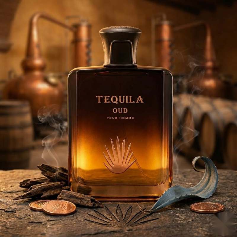 Tequila Oud Pour Homme by Tequila - perfume bottle with original packaging box