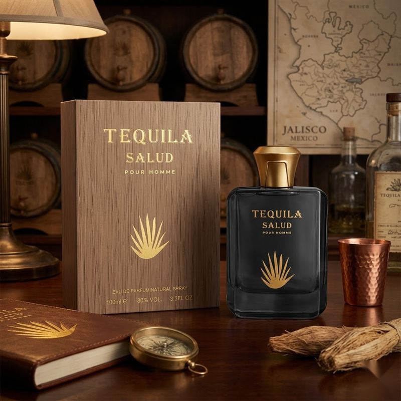 Tequila Salud Pour Homme by Tequila - front view of the men's eau de parfum bottle