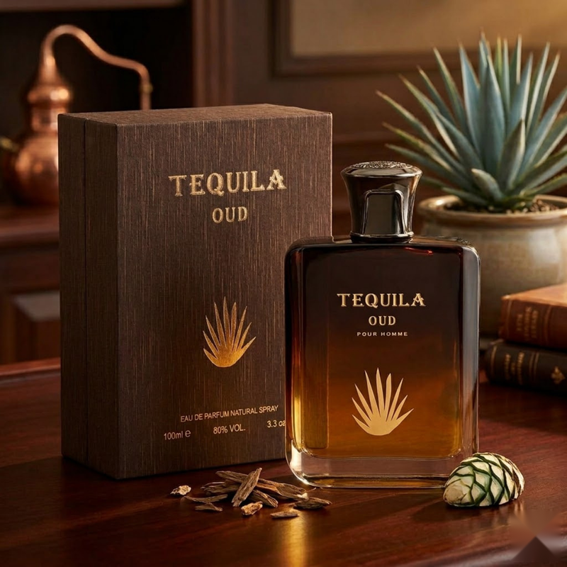 Tequila Oud Pour Homme by Tequila - front view of the men's eau de parfum bottle