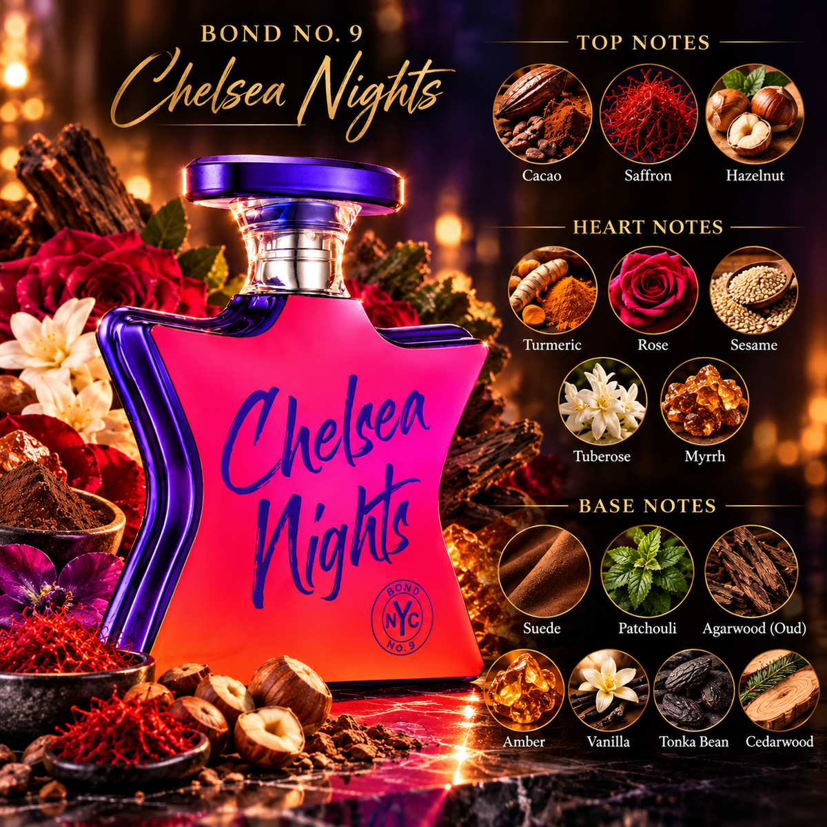 Bond No. 9 Chelsea Nights Eau de Parfum - Notes And Ingredients