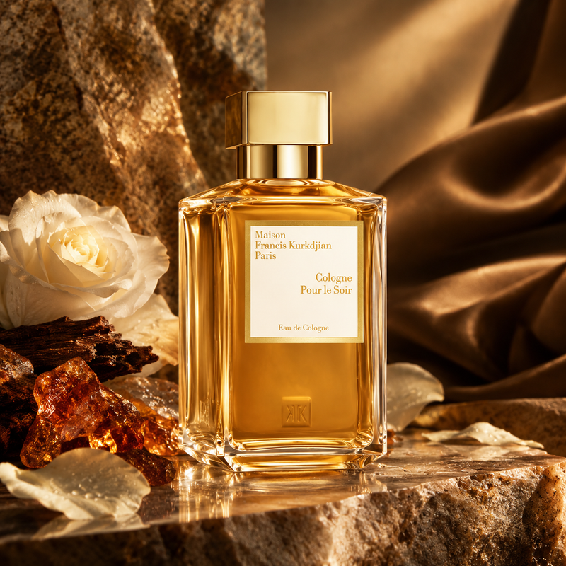 Maison Francis Kurkdjian Cologne Pour Le Soir Eau de Cologne by Maison Francis Kurkdjian - perfume bottle with original packaging box