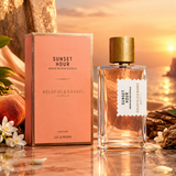 Goldfield And Banks Sunset Hour Eau de Parfum Spray by Goldfield And Banks - angled view showing bottle design and branding