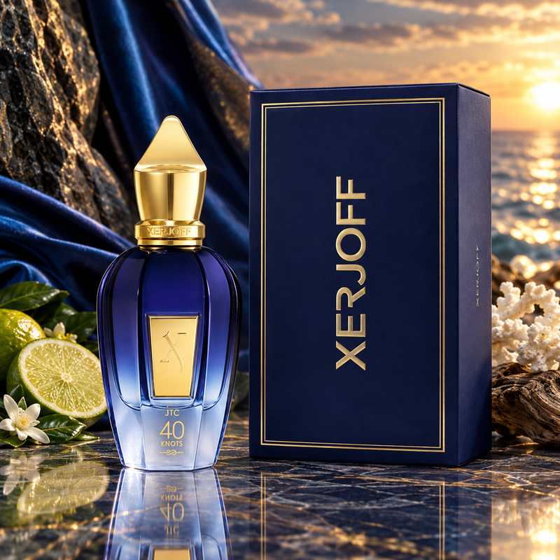 Xerjoff 40 Knots Eau de Parfum Spray by Xerjoff - perfume bottle with original packaging box