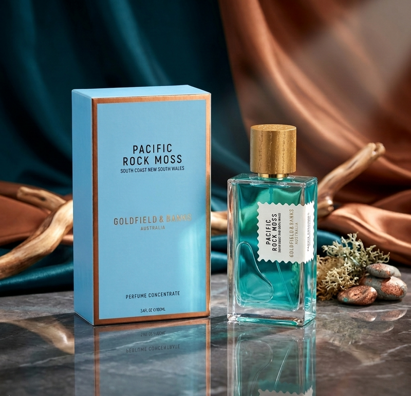 Goldfield And Banks Pacific Rock Moss Eau de Parfum Spray by Goldfield And Banks - perfume bottle with original packaging box