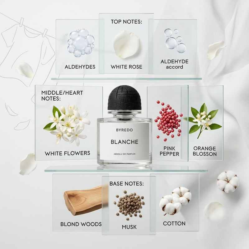 Byredo Blanche Absolu De Parfum - Notes And Ingredients