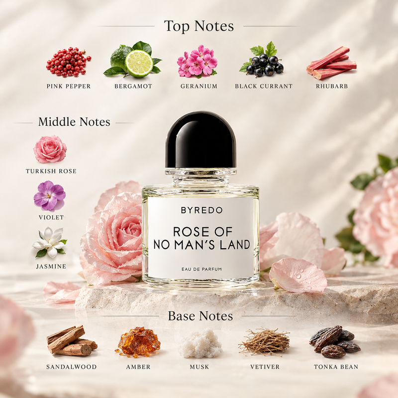 Byredo Rose Of No Man's Land Eau de Parfum - Notes And Ingredients