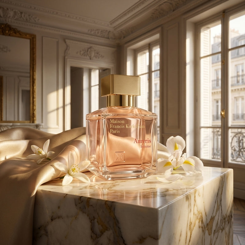 Maison Francis Kurkdjian Amyris Femme - Luxury Parisian Sunlit Hero Bottle
