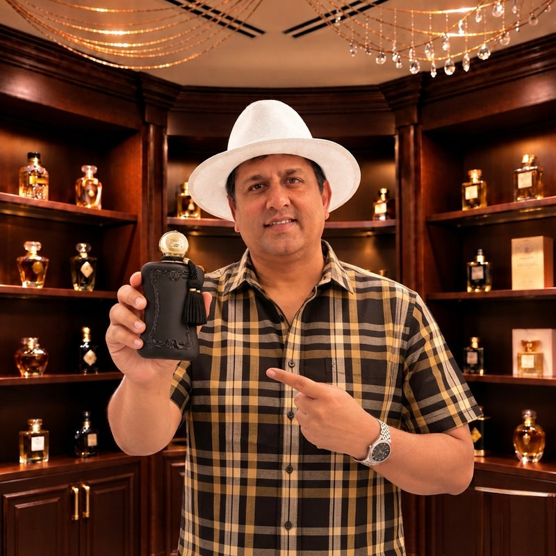 Parfums De Marly Athalia Eau de Parfum by Parfums De Marly - lifestyle shot highlighting the eau de parfum bottle details