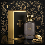"Bharara Beauty Tonka for Men EDP Spray 3.4oz / 100ml gray perfume bottle and matching branded box."