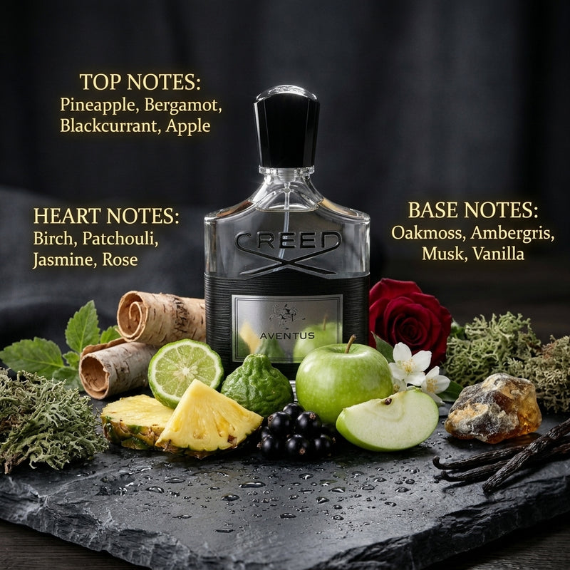 Creed Aventus Eau de Parfum Olfactory Fragrance Notes Ingredients Pyramid
