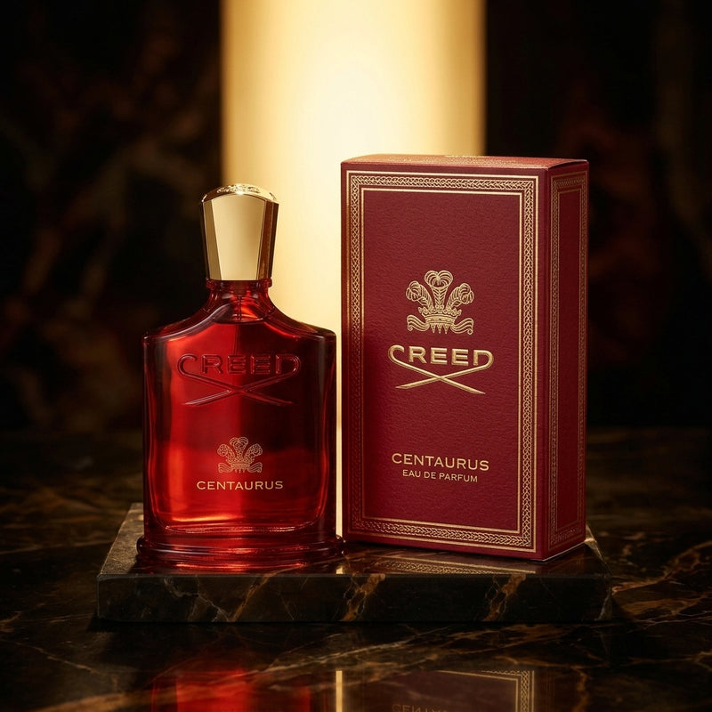 Creed Centaurus Eau de Parfum Bottle and Retail Box Presentation