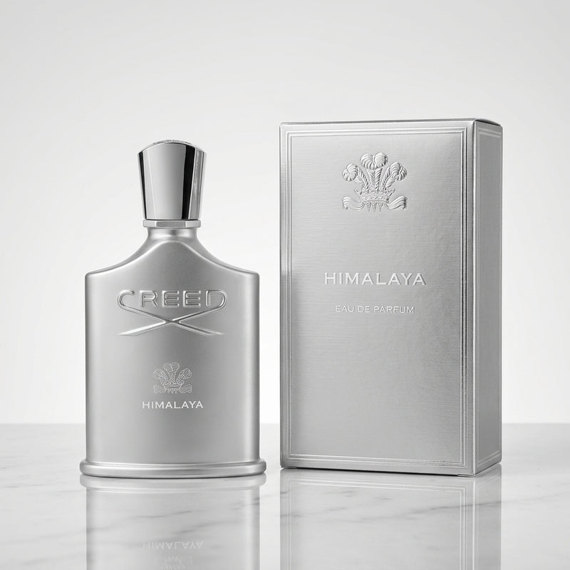 Creed Himalaya Eau de Parfum Bottle and Retail Box Presentation
