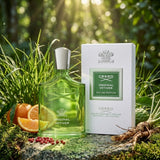 Creed Original Vetiver Eau de Parfum Bottle and Retail Box Presentation