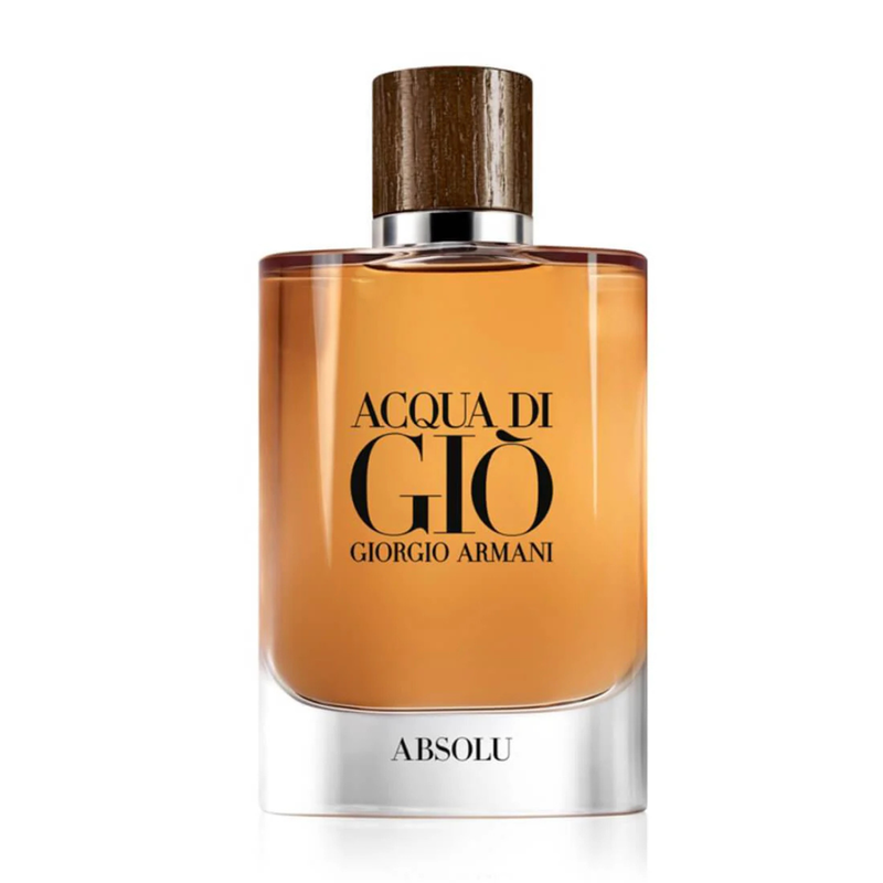 "Giorgio Armani Acqua di Gio Arsol EDP perfume bottle displayed with matching box."