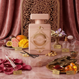 "Mast Parfume Velvet Rose EDP Spray 3.4oz / 100ml for Women pink perfume bottle and matching branded box."