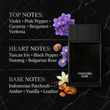 Tom Ford Noir Eau de Parfum Olfactory Notes Breakdown Infographic