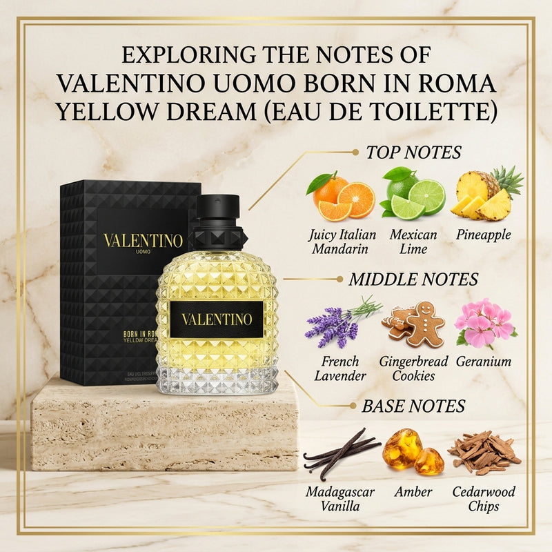 Valentino Uomo Born in Roma Yellow Dream for Men EDT