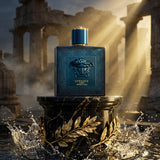 Versace Eros Parfum Spray for Men Luxury Editorial Bottle Shot