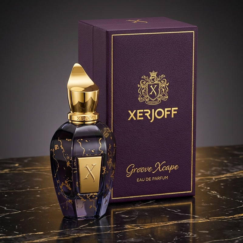 Xerjoff Groove Xcape Eau de Parfum Luxury Presentation Box Packshot