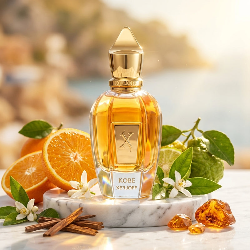 Xerjoff Kobe Eau de Parfum Luxury Editorial Bottle Shot