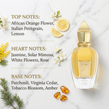 Xerjoff Oesel Eau de Parfum Olfactory Fragrance Notes Infographic