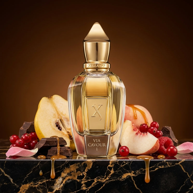 Xerjoff Via Cavour I Eau de Parfum Luxury Editorial Bottle Shot